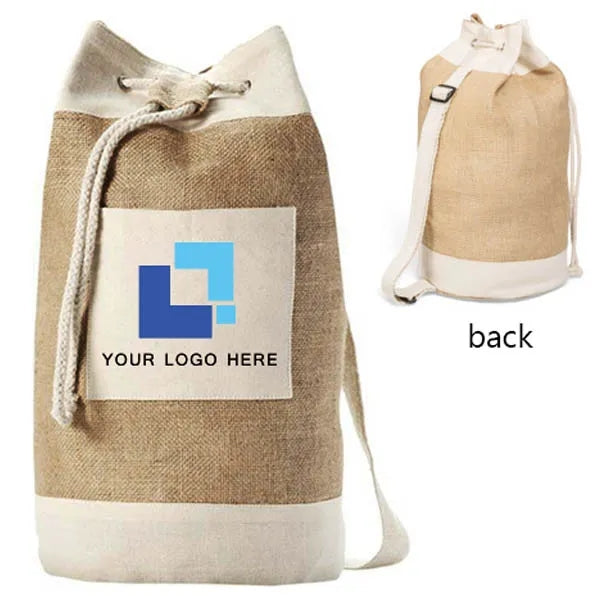 Jute Cotton Duffel Bag