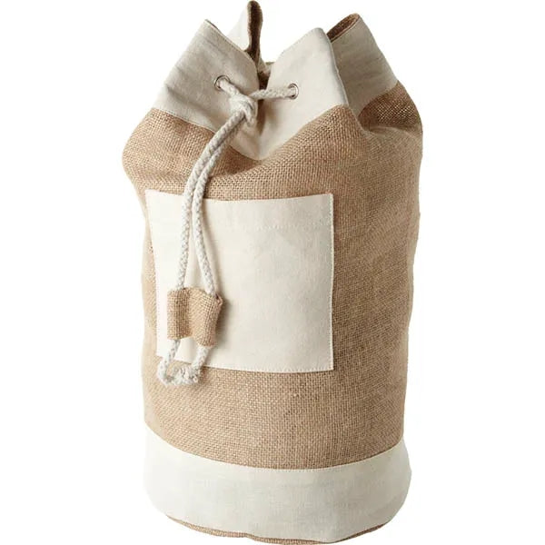Jute Cotton Duffel Bag