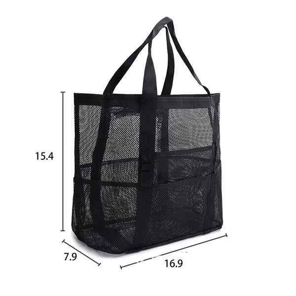 Nylon Mesh Portable Beach Tote Bag