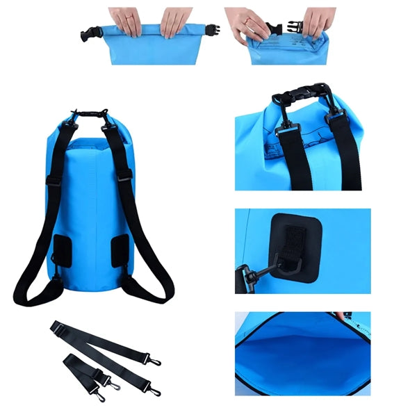 Heavy Weight Waterproof Dry bag With Shoulder Strap 10L
