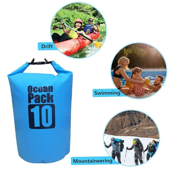 Heavy Weight Waterproof Dry bag With Shoulder Strap 10L