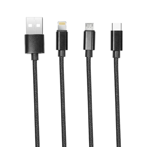Olcott 3-in-1 Light-up Charging Cables