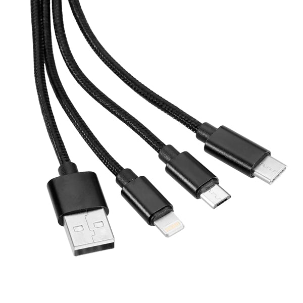 Olcott 3-in-1 Light-up Charging Cables
