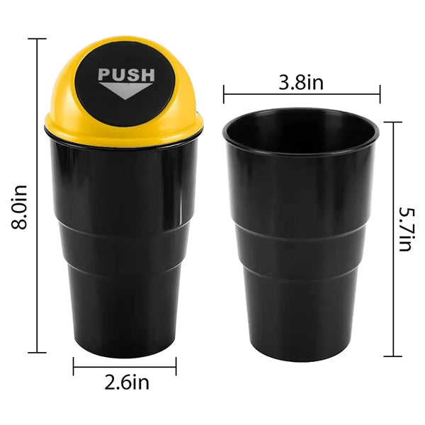 Mini Car Trash Automotive Garbage Cans