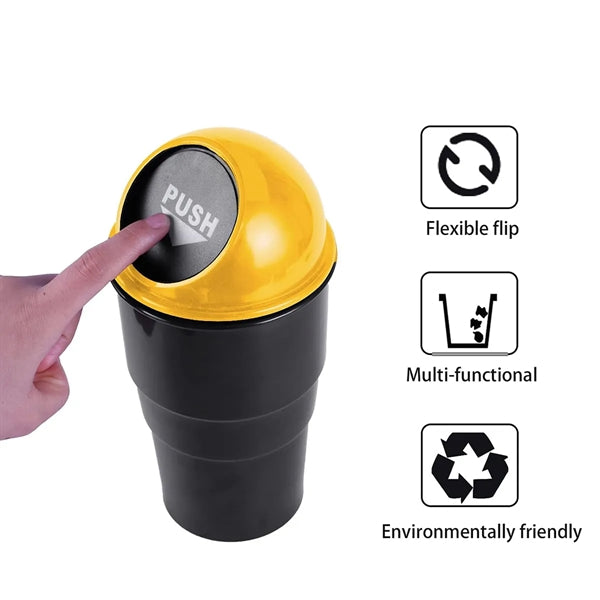 Mini Car Trash Automotive Garbage Cans