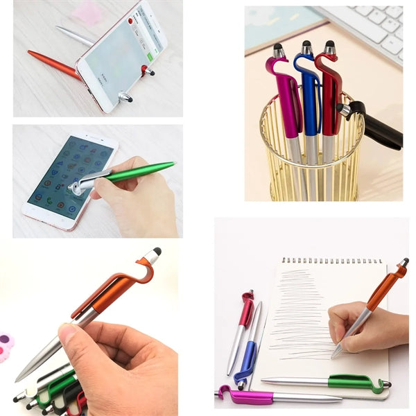 3in1 Mobile Phone Holder Stylus Pen