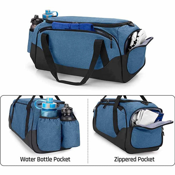 Waterproof Travel Duffel with Built-in 6-Can Cooler