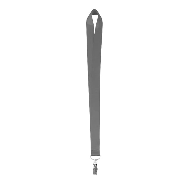 1" Sublimated Lanyard W/ Metal Bulldog Clip