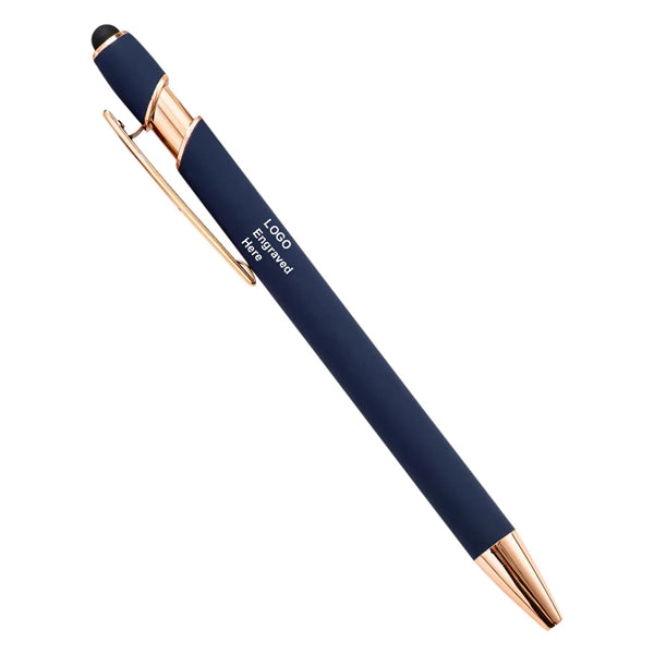 Rose Golden Incline Soft Tip Stylus Pens