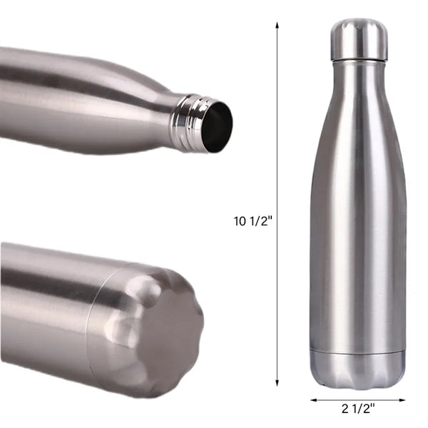 Stainless Steel 17oz. Vacuum Insulated Bottle