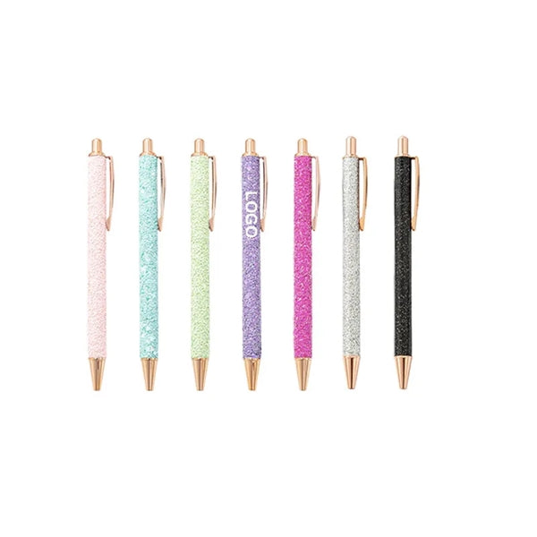 Glitter Ballpoint Pens with Metal Barrel