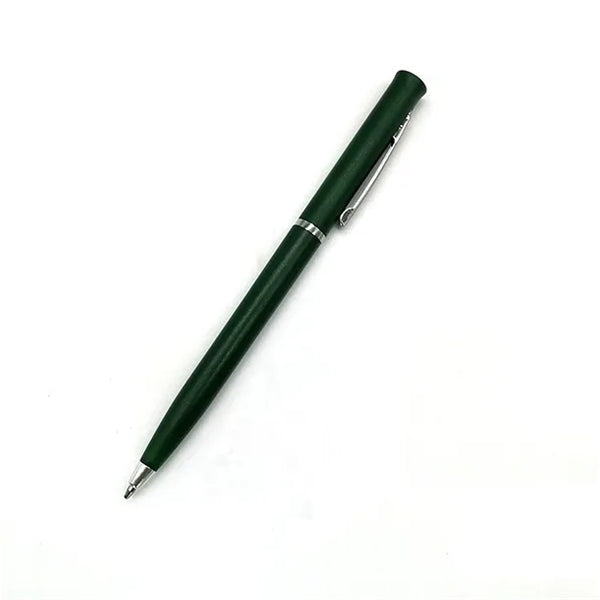 Slim Plastic Retractable ball point Pen