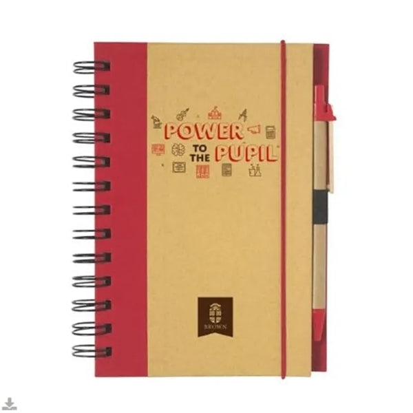 Eco-Inspired Spiral Notebook & Pen