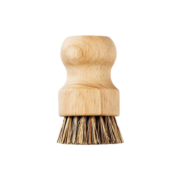 Bamboo Kitchen Dish Scrub Brush w/ Hemp Rope