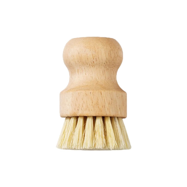 Bamboo Kitchen Dish Scrub Brush w/ Hemp Rope