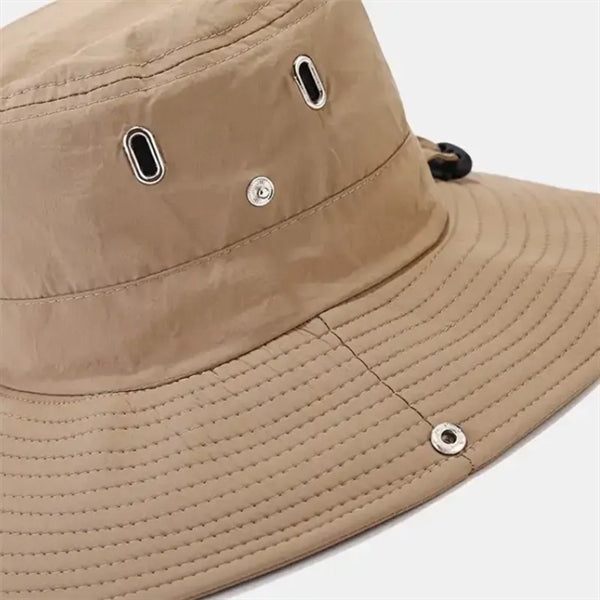 Fisherman Cap Wide Brim Bucket Hat for Fishing & Hiking