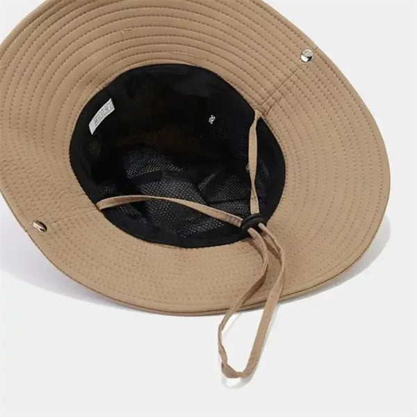 Fisherman Cap Wide Brim Bucket Hat for Fishing & Hiking