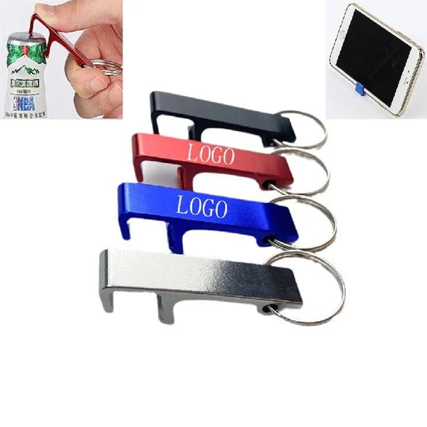 Bottle Opener With Phone Stand Key Chain