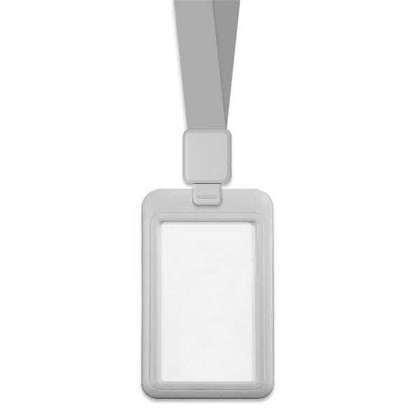 Polyester Lanyard ID Card Badge Holder For Worker