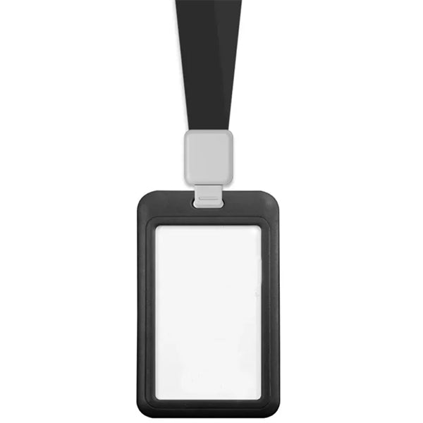 Polyester Lanyard ID Card Badge Holder For Worker