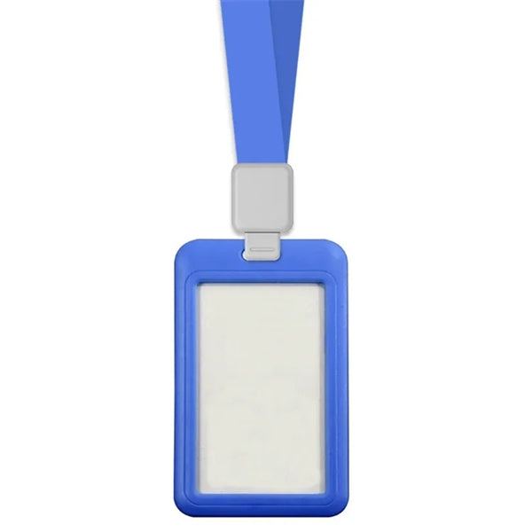 Polyester Lanyard ID Card Badge Holder For Worker