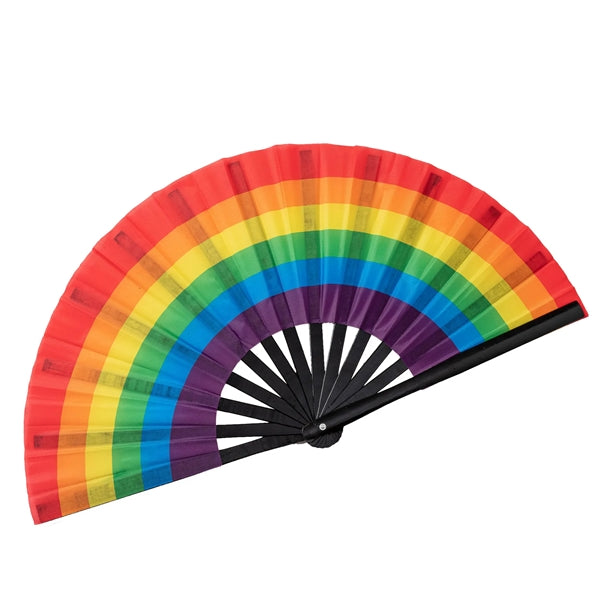 25-inch bamboo pride fan