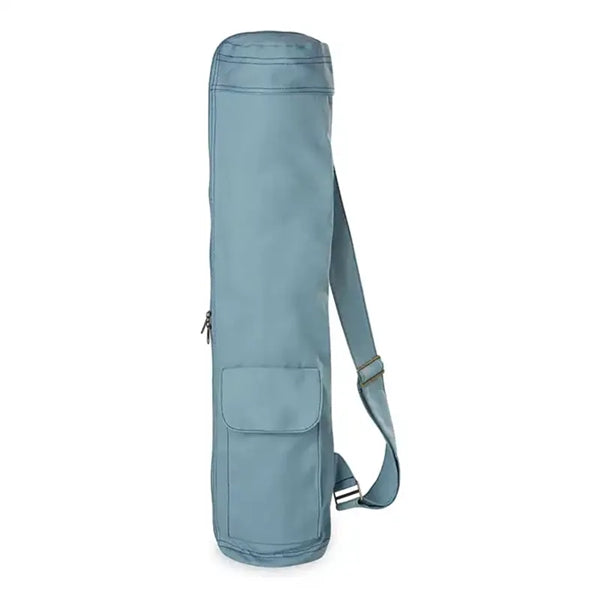 Women Fitness Round Canvas Yoga Mat Carry Tote Bag
