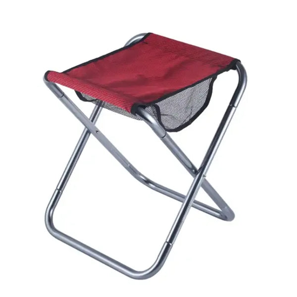 Compact Outdoor Aluminum Camping Fishing Stool Folding Chair