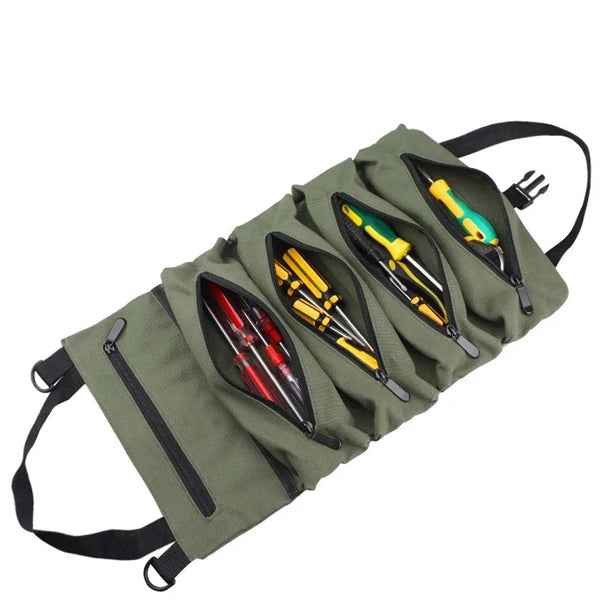 Hanging Tool Organizer Carrier Tote Roll Up Kit Bags