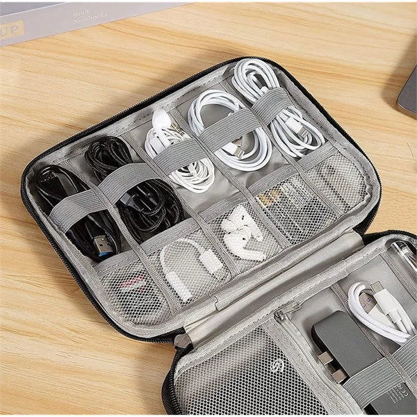 Travel Cable Pouch Electronic Organizer Bag