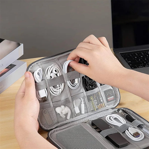 Travel Cable Pouch Electronic Organizer Bag