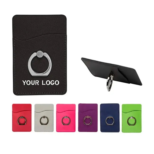 PU Phone Holder with Pocket