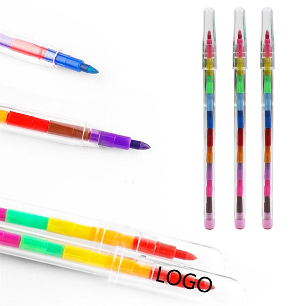 Stackable Rainbow Crayons