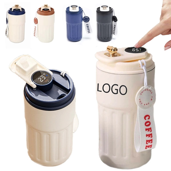 Coffee Thermos With Temperature Display