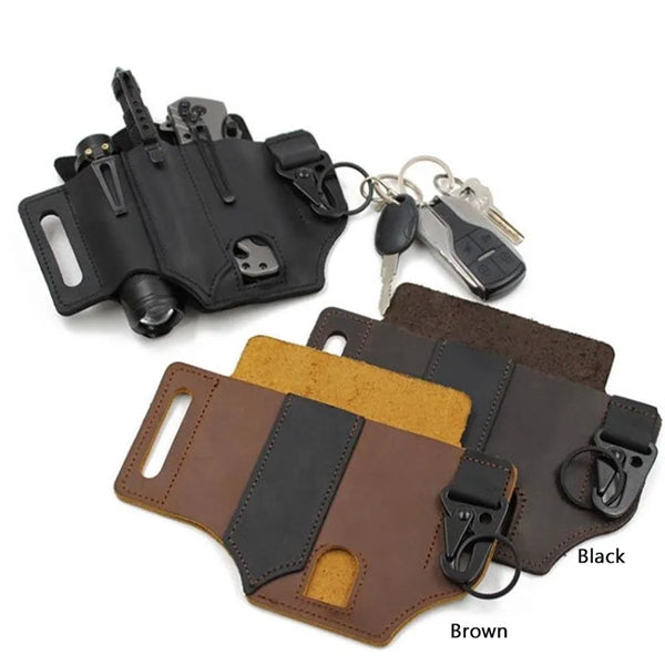 Leather Belt Multitool Case Sheath