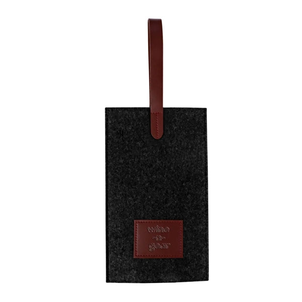 1-Bottle Felt Wine Tote