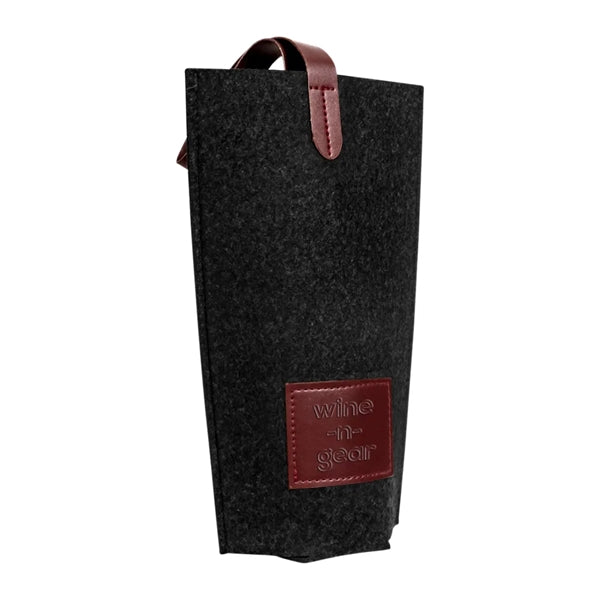 1-Bottle Felt Wine Tote