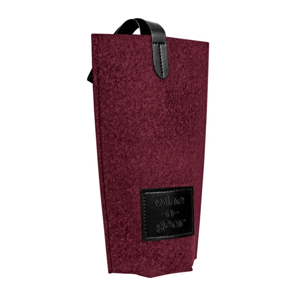 1-Bottle Felt Wine Tote
