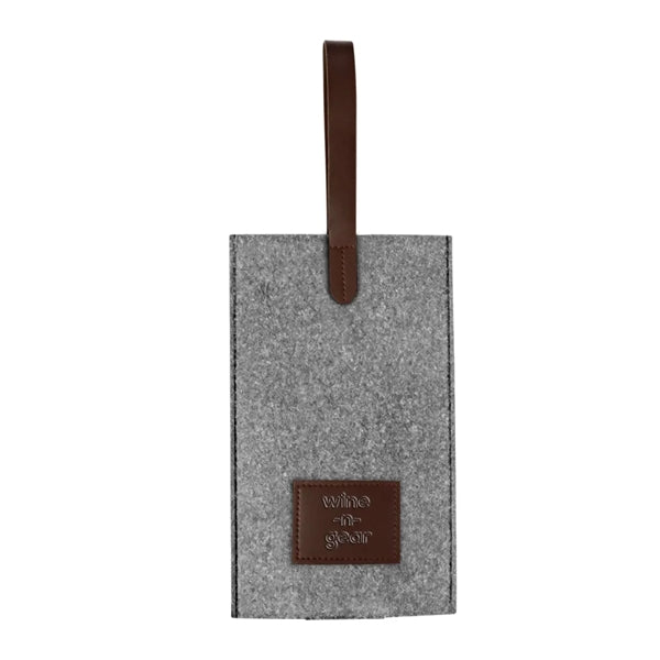 1-Bottle Felt Wine Tote