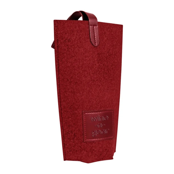 1-Bottle Felt Wine Tote