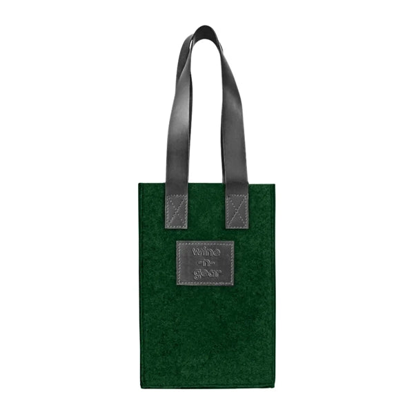 2-Bottle Felt Wine Tote