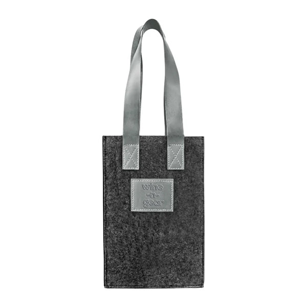 2-Bottle Felt Wine Tote