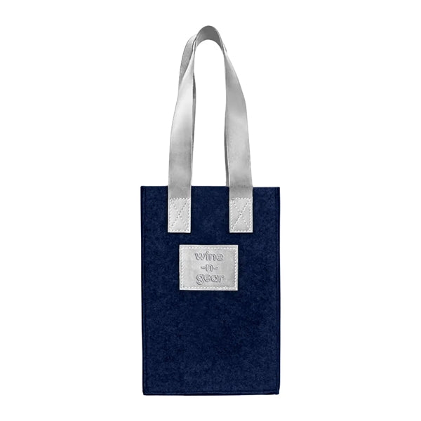2-Bottle Felt Wine Tote