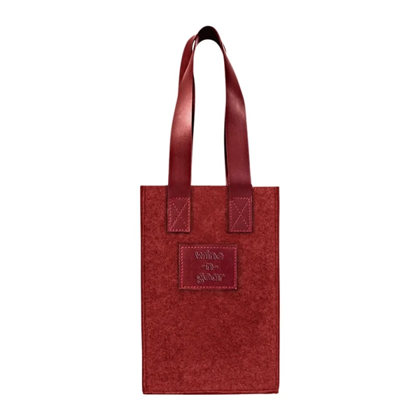 2-Bottle Felt Wine Tote