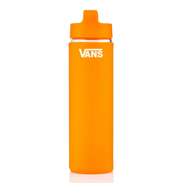 20 oz Glass Lulumax water bottle with silicone grip