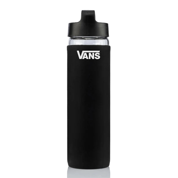 20 oz Glass Lulumax water bottle with silicone grip