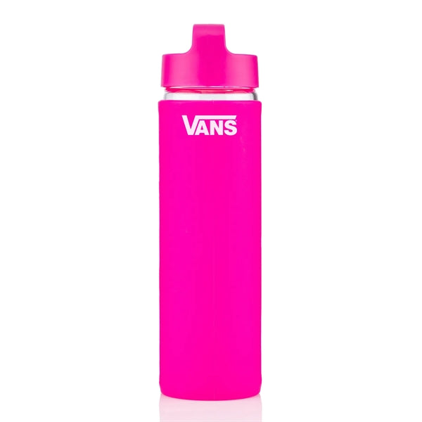 20 oz Glass Lulumax water bottle with silicone grip