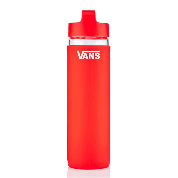 20 oz Glass Lulumax water bottle with silicone grip