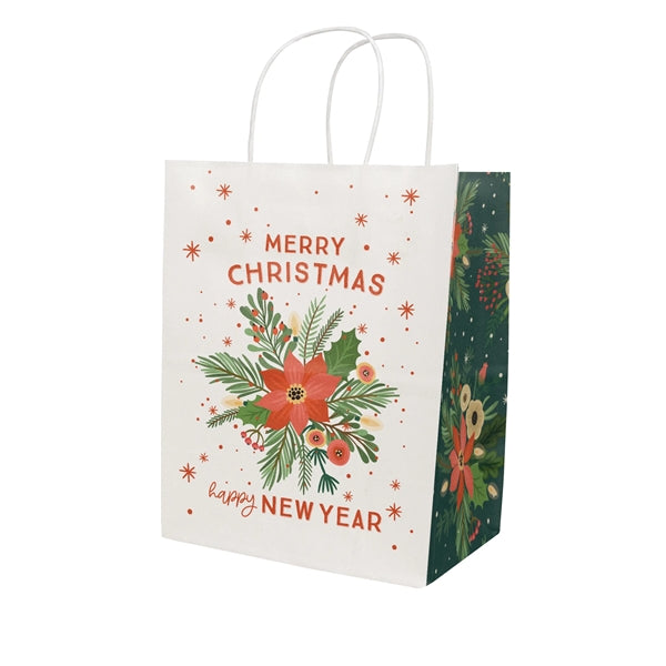 Christmas Handled Paper Bag Scatter Design 3
