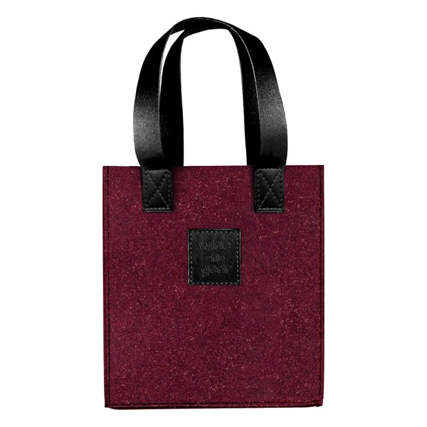 4-Bottle Felt Wine Tote